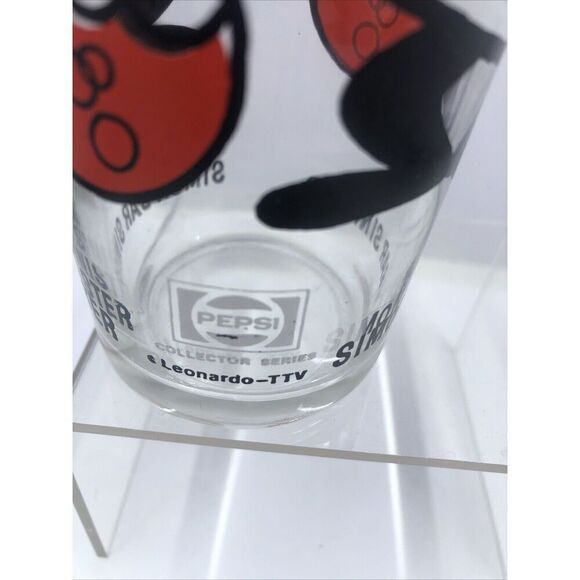 Simon Bar Sinister Cartoon Glass Pepsi Collector Series Vintage. Please Read - Picture 11 of 16